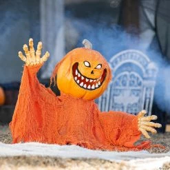 Home Decor Sales 13 Hot Sale π 47" Animated Pumpkin Man Groundbreaker π Halloween Decoration π€©