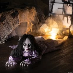 Top 10 π 5' Animated Crawling Creepy π© Woman π Halloween Decoration π₯°