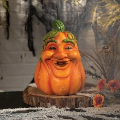 Best deal 🔔 Expressive Pumpkin Smile Resin Fall Decoration 🌟