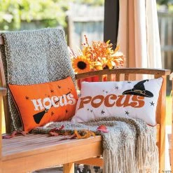 Flash Sale 🛒 Hocus Pocus Outdoor Throw Pillows 💀 Halloween Decorations ⭐