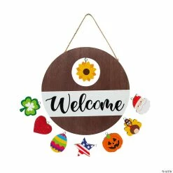 Cheapest 🔥 Interchangeable Season Welcome Sign - 9 Pc. 🔔