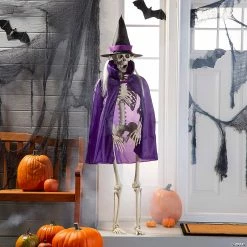 Top 10 😍 Life-Size Posable Skeleton with Witch Outfit Kit - 3 Pc. 😉